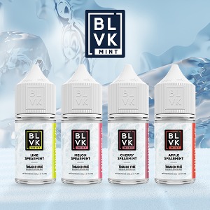 ⓐ[블랙유니콘] BLVK 민트 시리즈 하이민트 히트솔트 입호흡 액상 nico 0.98% - 30ml